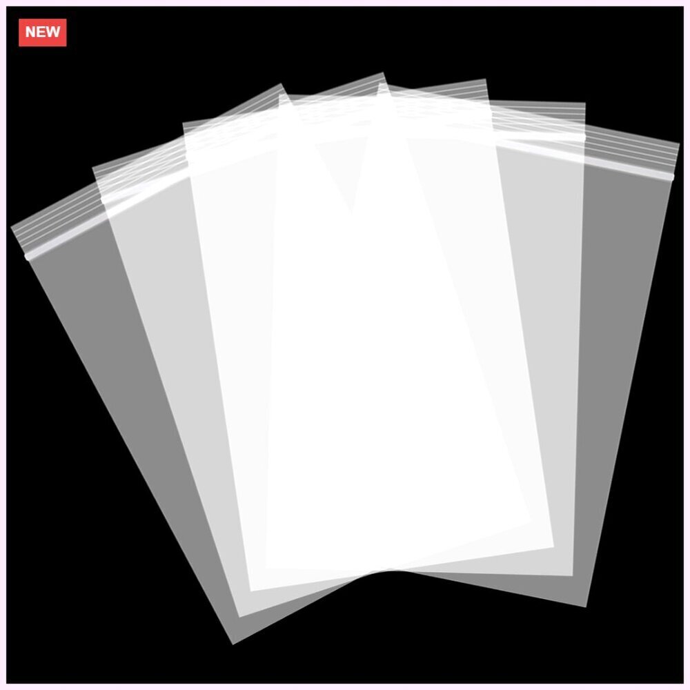 200 Clear Zip Bags 4x6 Inch 2 Mil Thick Resealable Plastic